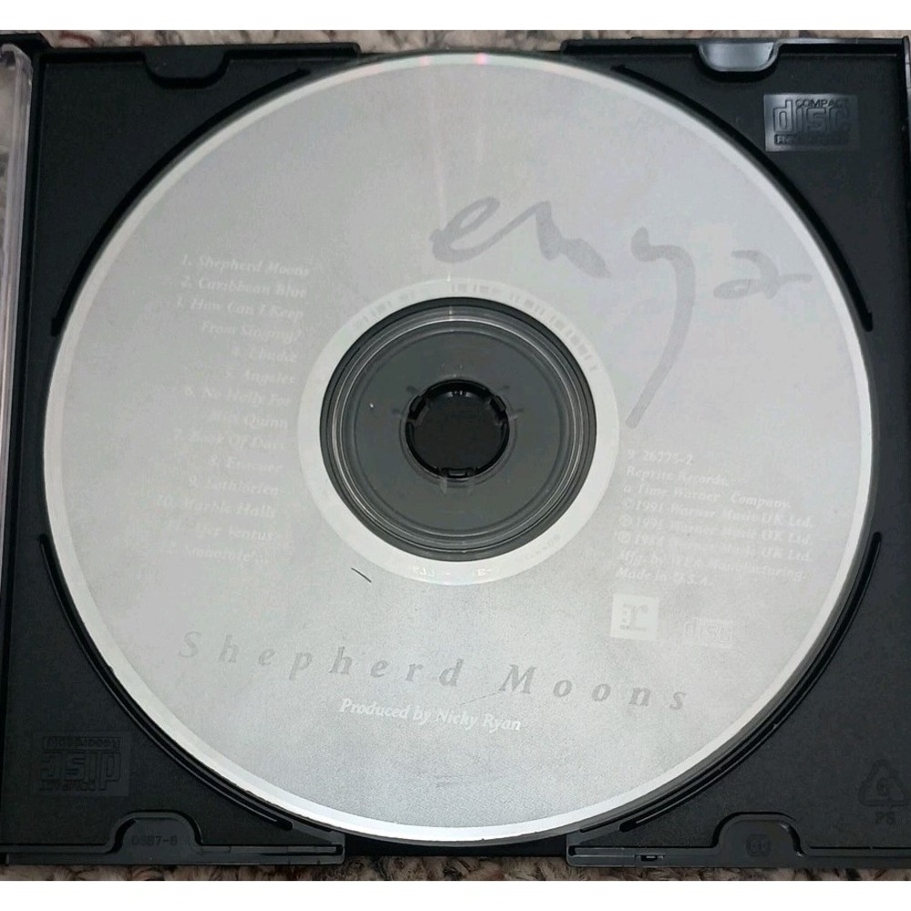 Enya Shepherd Moons CD 1991 New Age Reprise WEA 9 26775-2 No Artwork